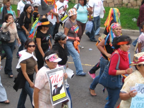 Women in Resistance!, Tegucigalpa, July 3, 2009. Photo: Sandra Cuffe